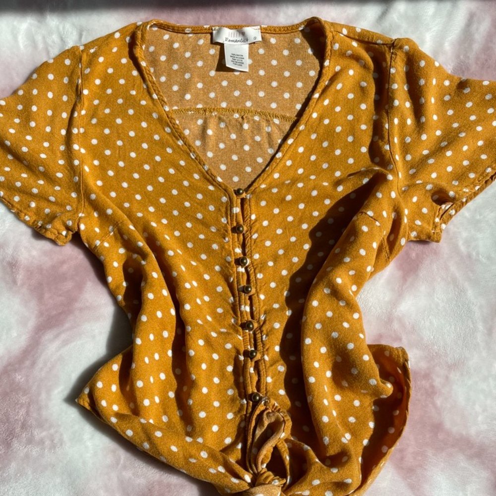URBAN Romantics Polk Dot Blouse